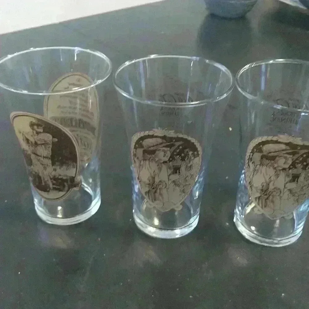 Vintage 70s Coca Cola glasses